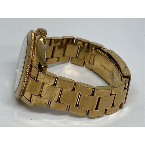 Fossil AM4511 Womens Stainless Steel Analog Rose Gold Dial Quartz Watch XX425 - Picture 9 of 12